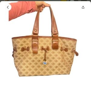 Dooney & Bourke Signature Tan Tote